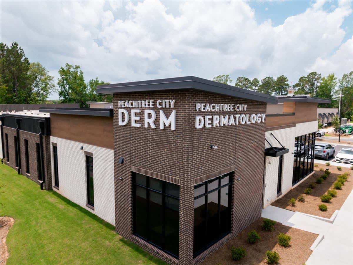 The Peachtree City Dermatology building